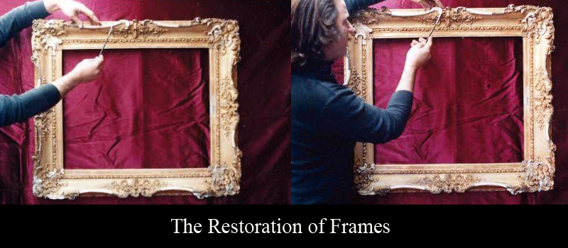 The Restoration and Conservation of Gilt and Gilded Frames at The Picture Restoration and Conservation Studios - Restorer and Conservator of Fine Art