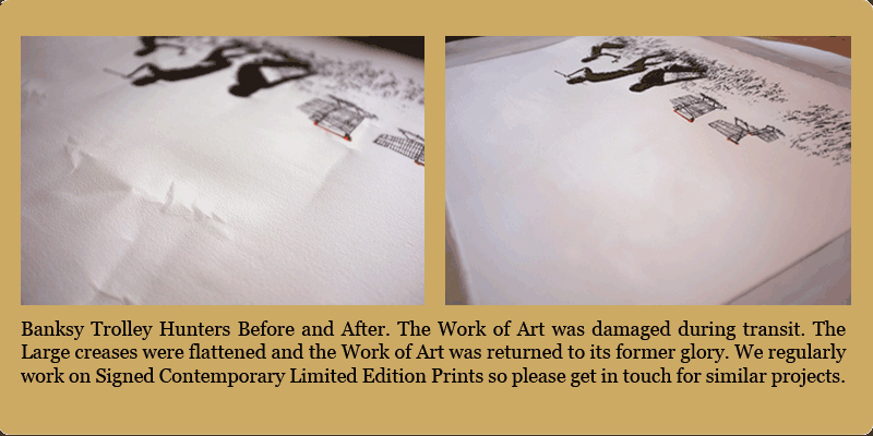 Restoration of Limited Edition Screenprints